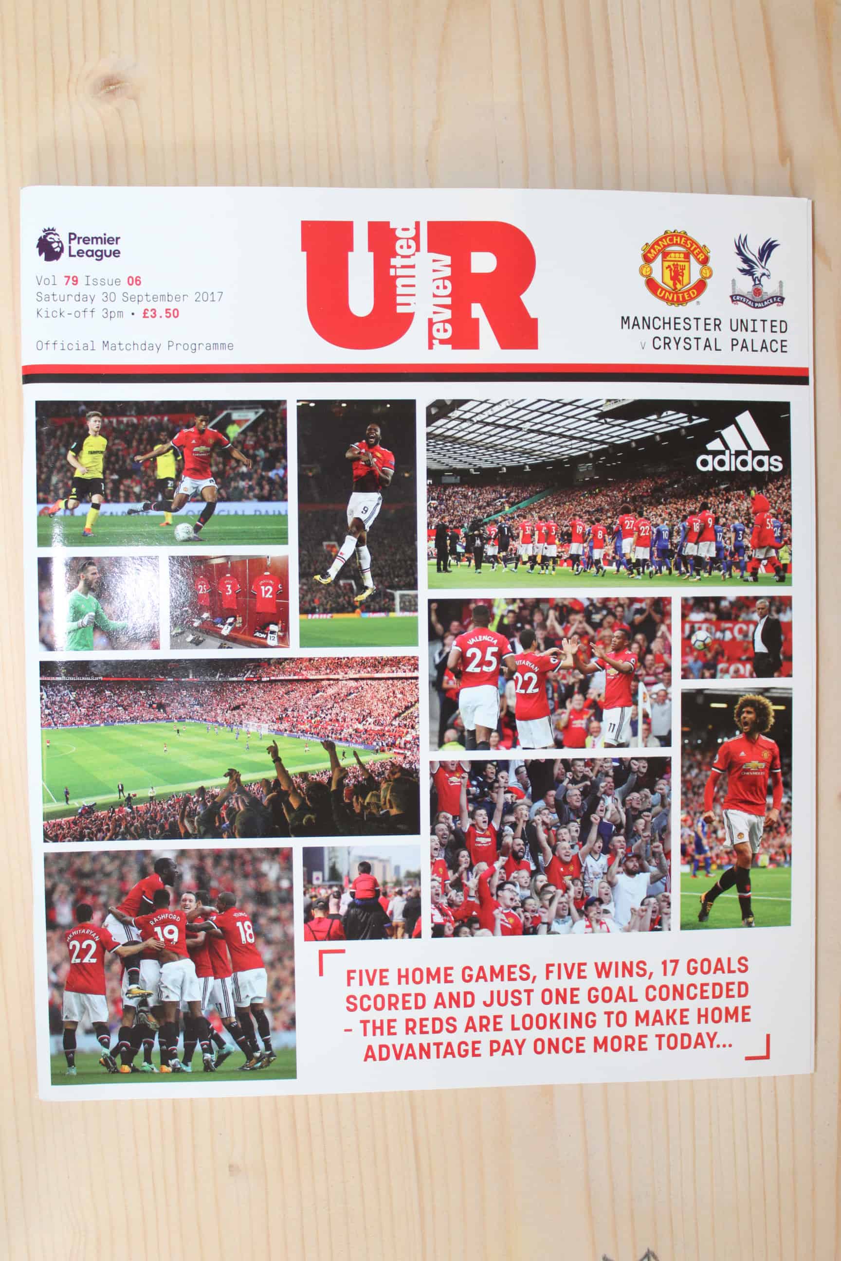 Manchester United FC v Crystal Palace FC